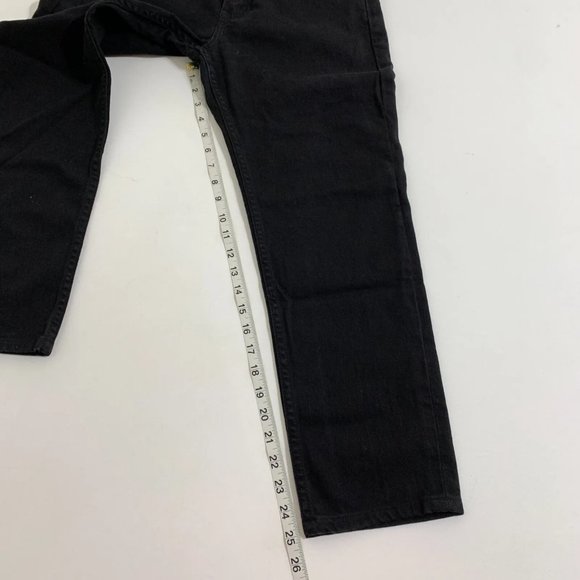 Levi's Mens 29 x 25 Black 514 Straight Flex Fit Denim Jean Stretch - Picture 12 of 15